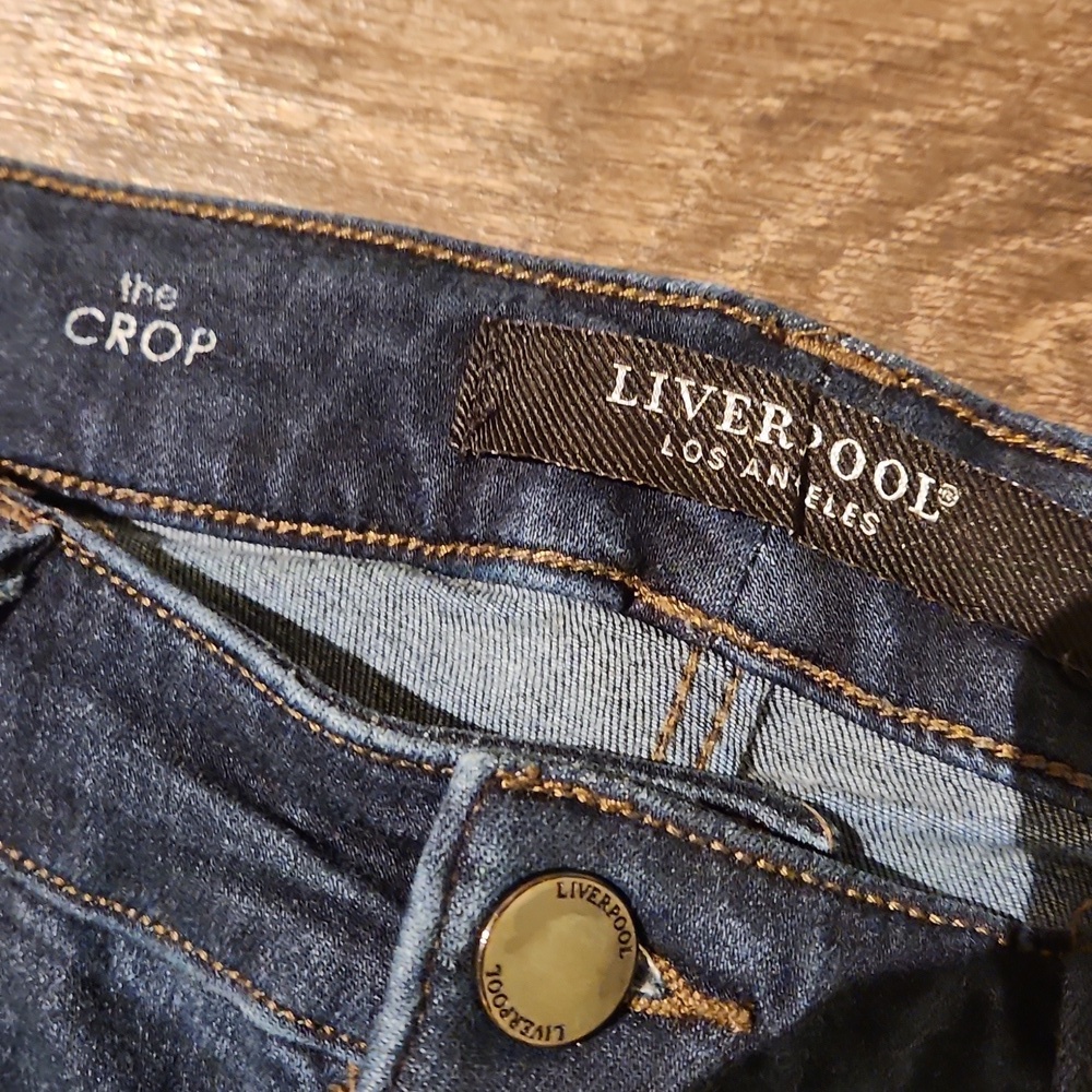 ❤ LIVERPOOL JEANS COMPANY SLIM CROP JEANS, 4 (27) - Picture 6 of 10